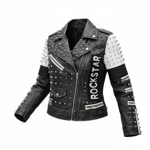 Faux leather women’s Jacket by Robert Phillipee